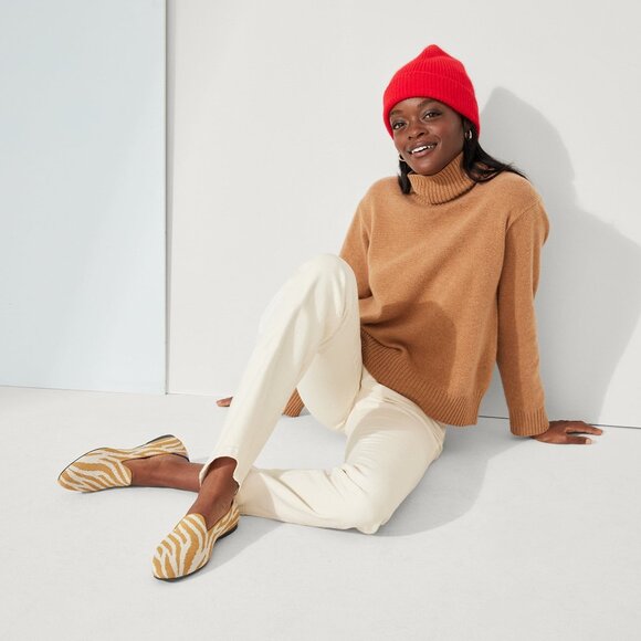 Rothy's The Almond Loafer - Brown Zebra Size 8.5 - Picture 3 of 3